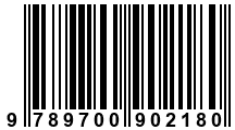 Código de Barras de '.9789700902180.'
