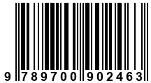 Código de Barras de '.9789700902463.'