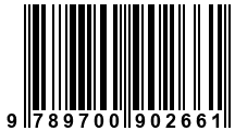 Código de Barras de '.9789700902661.'