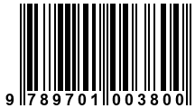 Código de Barras de '.9789701003800.'