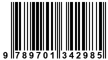 Código de Barras de '.9789701342985.'