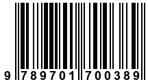 Código de Barras de '.9789701700389.'