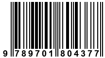 Código de Barras de '.9789701804377.'