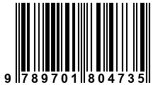 Código de Barras de '.9789701804735.'