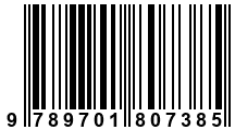 Código de Barras de '.9789701807385.'