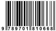Código de Barras de '.9789701810668.'