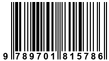 Código de Barras de '.9789701815786.'