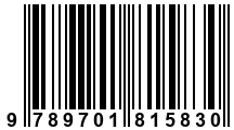 Código de Barras de '.9789701815830.'