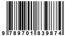 Código de Barras de '.9789701839874.'