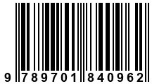 Código de Barras de '.9789701840962.'