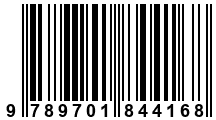 Código de Barras de '.9789701844168.'