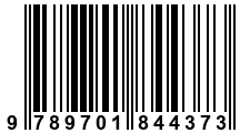 Código de Barras de '.9789701844373.'