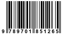 Código de Barras de '.9789701851265.'