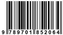Código de Barras de '.9789701852064.'