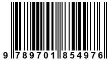 Código de Barras de '.9789701854976.'