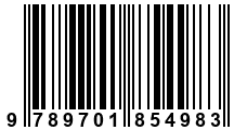 Código de Barras de '.9789701854983.'