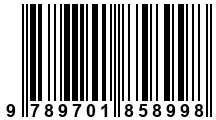 Código de Barras de '.9789701858998.'