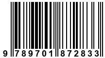 Código de Barras de '.9789701872833.'