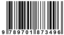 Código de Barras de '.9789701873496.'