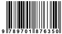 Código de Barras de '.9789701876350.'