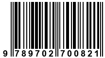 Código de Barras de '.9789702700821.'