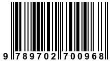 Código de Barras de '.9789702700968.'