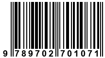 Código de Barras de '.9789702701071.'