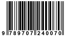 Código de Barras de '.9789707240070.'