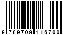 Código de Barras de '.9789709116700.'