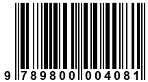 Código de Barras de '.9789800004081.'