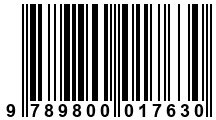 Código de Barras de '.9789800017630.'