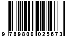 Código de Barras de '.9789800025673.'