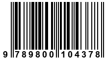 Código de Barras de '.9789800104378.'