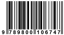 Código de Barras de '.9789800106747.'