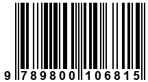 Código de Barras de '.9789800106815.'