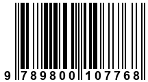 Código de Barras de '.9789800107768.'