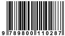Código de Barras de '.9789800110287.'