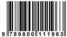 Código de Barras de '.9789800111963.'