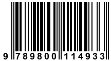 Código de Barras de '.9789800114933.'