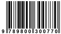 Código de Barras de '.9789800300770.'