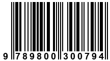 Código de Barras de '.9789800300794.'