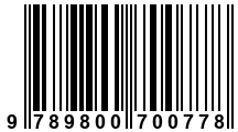 Código de Barras de '.9789800700778.'