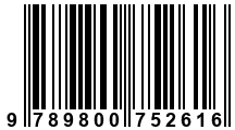 Código de Barras de '.9789800752616.'