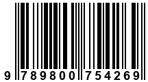 Código de Barras de '.9789800754269.'