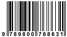 Código de Barras de '.9789800768631.'
