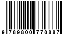 Código de Barras de '.9789800770887.'