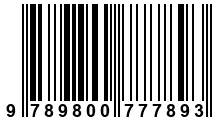 Código de Barras de '.9789800777893.'