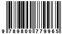 Código de Barras de '.9789800779965.'