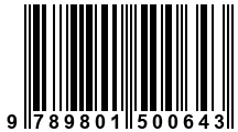 Código de Barras de '.9789801500643.'