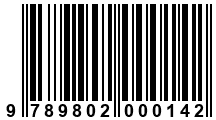 Código de Barras de '.9789802000142.'